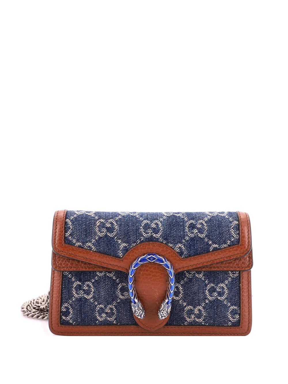 Gucci Dionysus Bag Gg Denim Super Mini #364421G11B